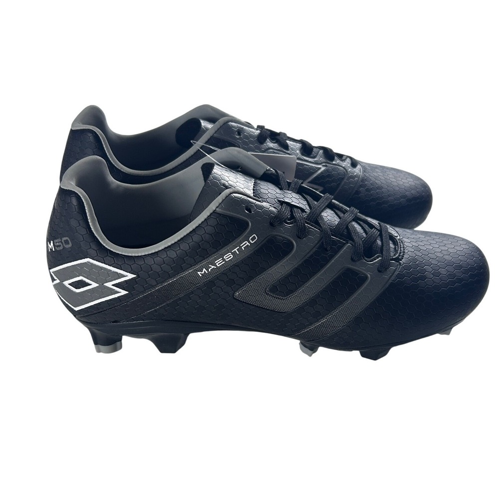 Lotto Maestro‎ 700 IV FG Soccer Cleats Black Gravity Titan 214594 1H8 Sz 6.5 NEW